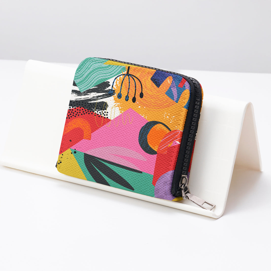 Mini Wallet  Retro Riot Collage