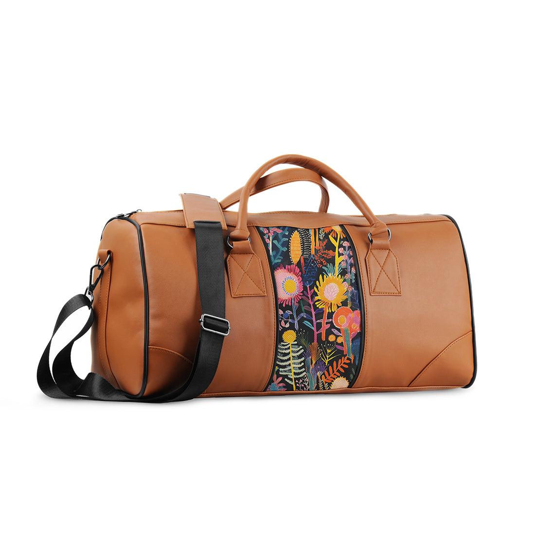 Mixed Duffel Bag Midnight Floralscape - CANVAEGYPT
