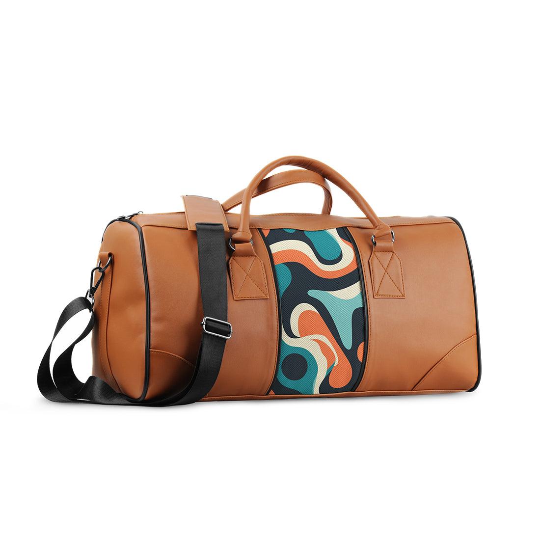 Mixed Duffel Bag Swirls of Sentience - CANVAEGYPT