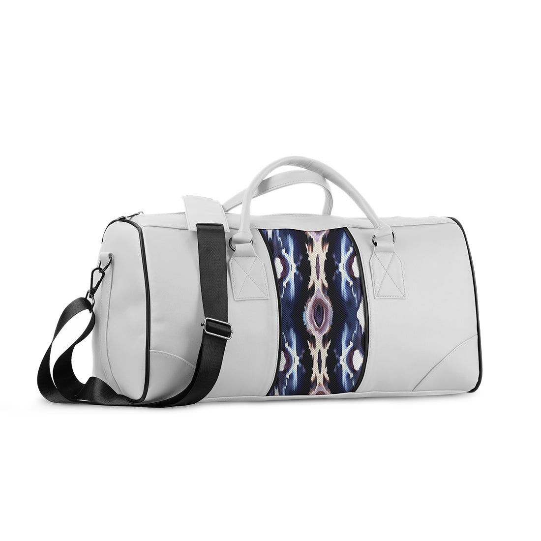 White Mixed Duffel Bag Echoes of the Abyss