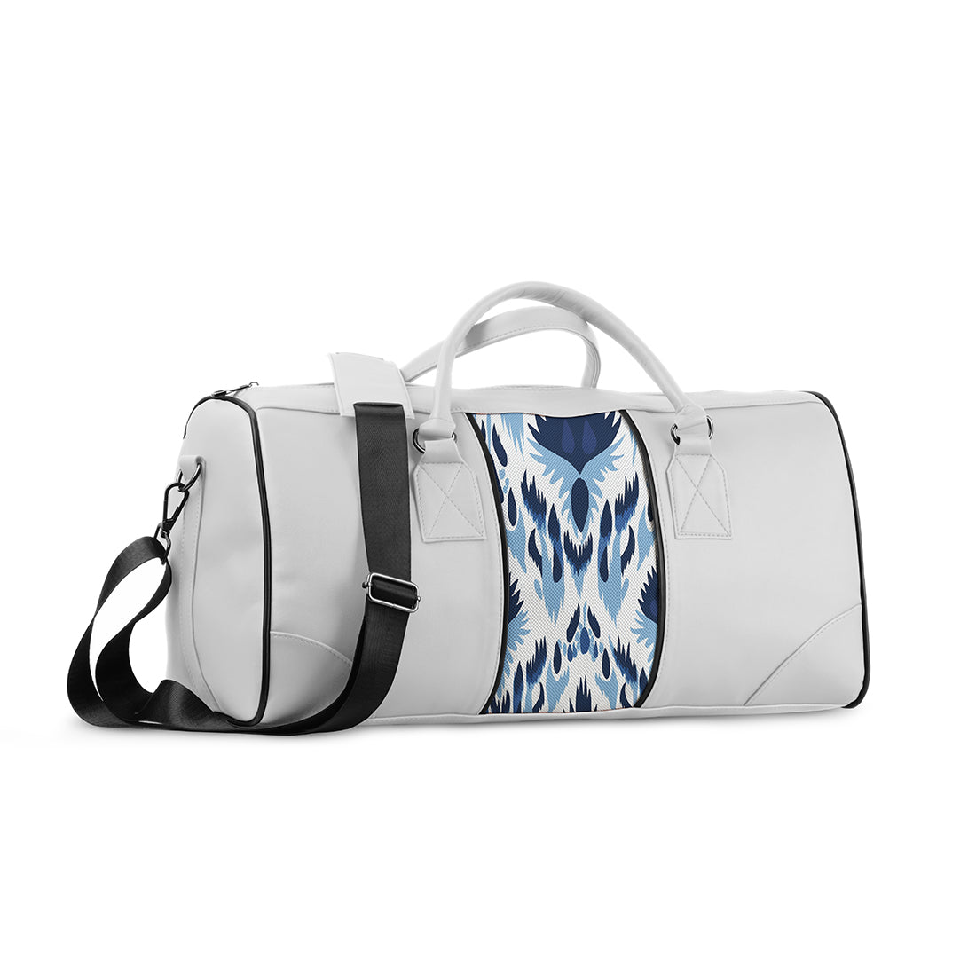 White Mixed Duffel Bag Oceanic Petals