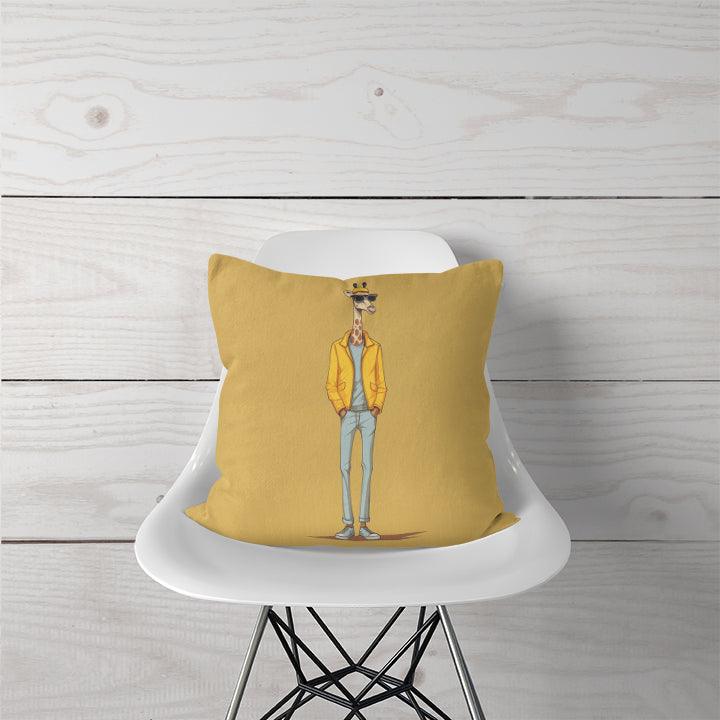 Decorative Pillow Cool Girrafe - CANVAEGYPT