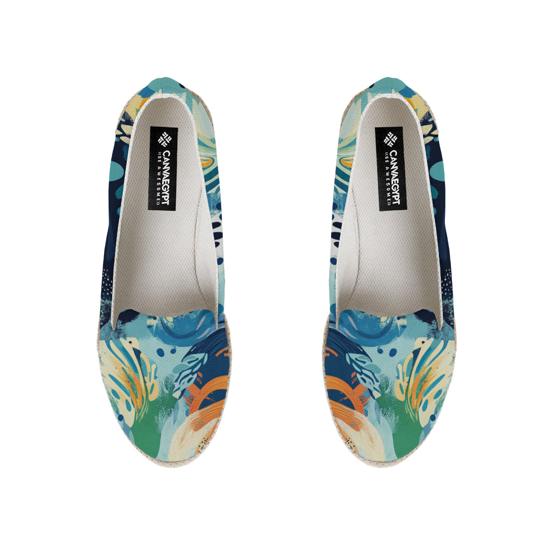 Nook Espadrille – Ocean Swirl Symphony