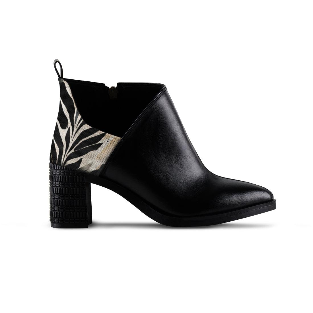 One Side Bootie Short Leaf - 1