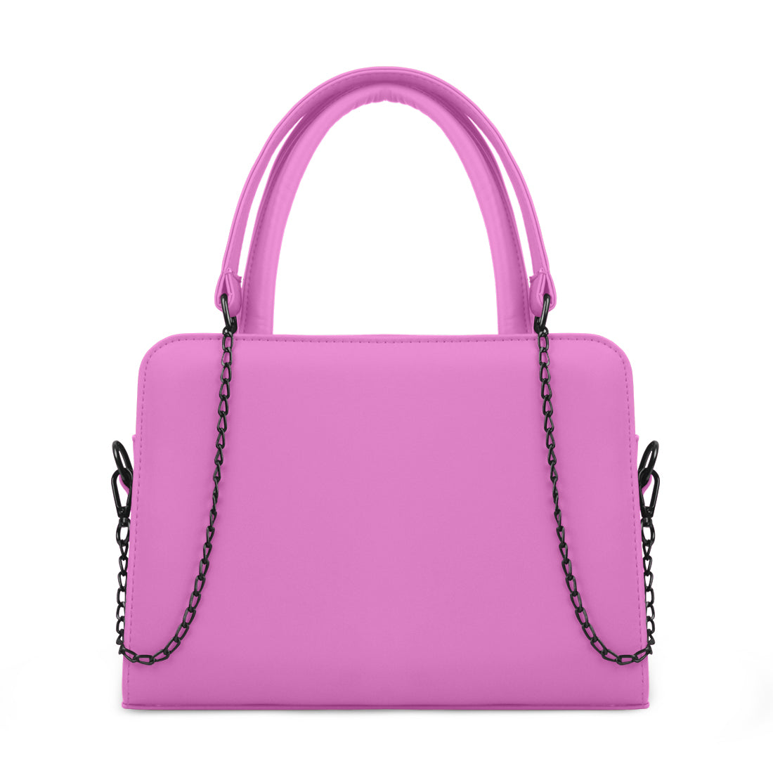 Orchid Chic Chain Accent Handbag