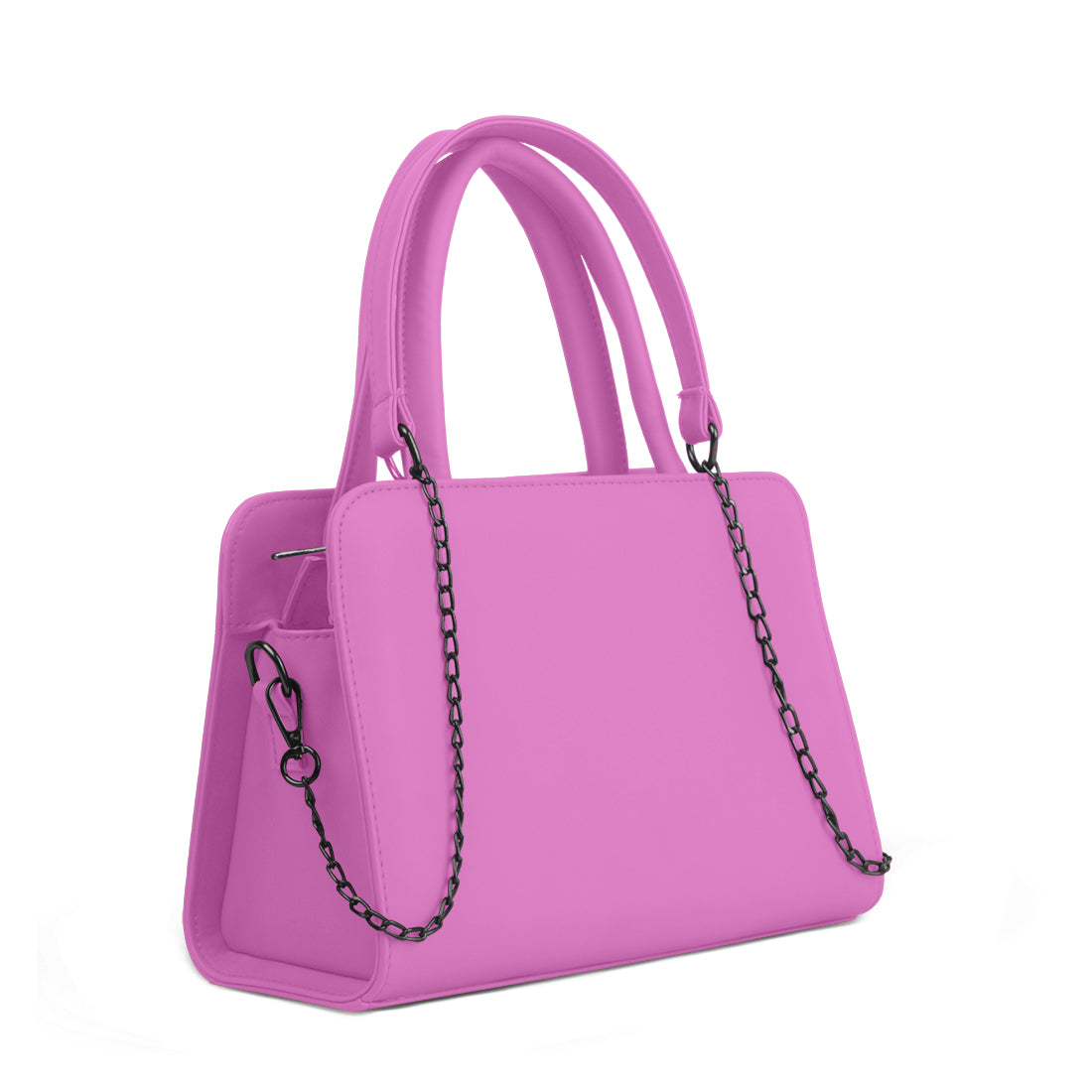 Orchid Chic Chain Accent Handbag