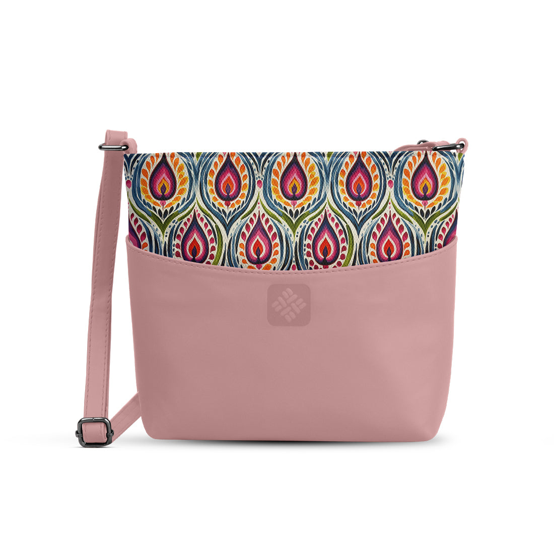 Chic Essentials Crossbody Peacock Parade
