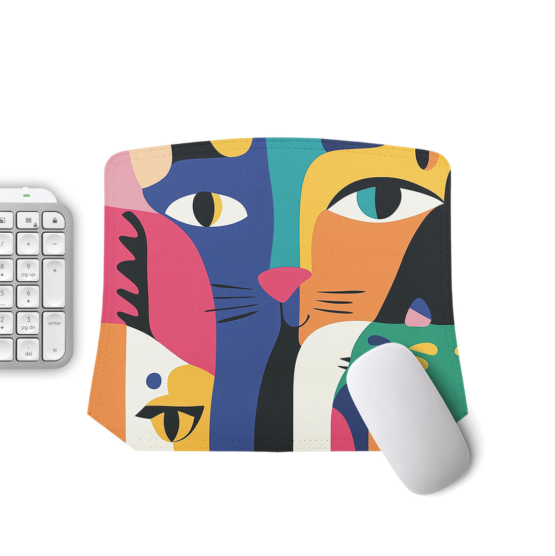 Pixel Pad Cubist Cat Chaos