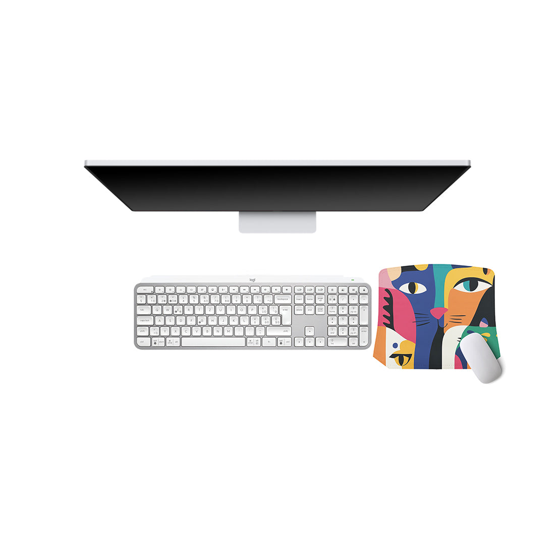 Pixel Pad Cubist Cat Chaos