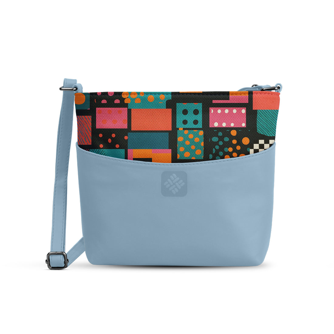 Chic Essentials Crossbody Pop Art Patchwork