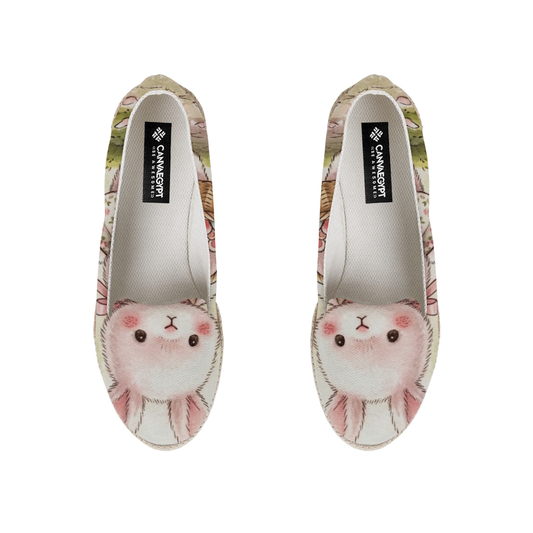 Nook Espadrille – Cottagecore Bunny Soft Floral Aesthetic Spring Garden - 1