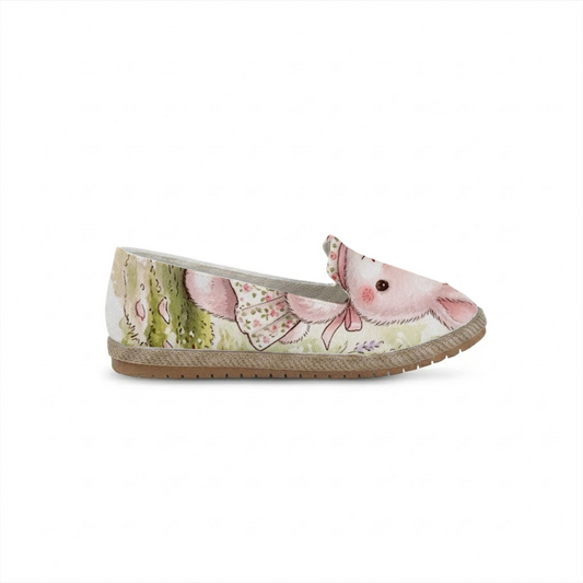 Nook Espadrille – Cottagecore Bunny Soft Floral Aesthetic Spring Garden - 2