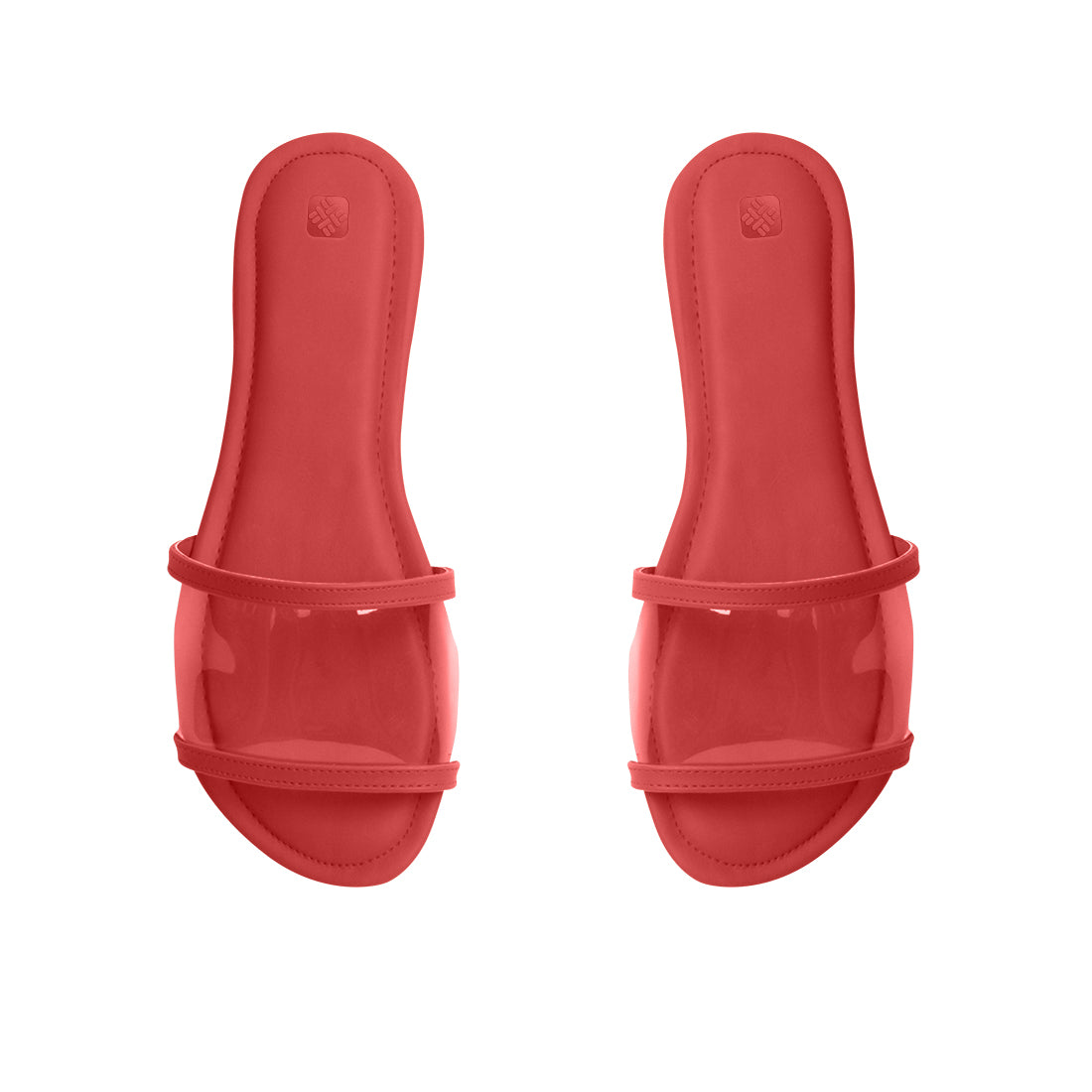 Red Clear Bliss Comfort Slipper