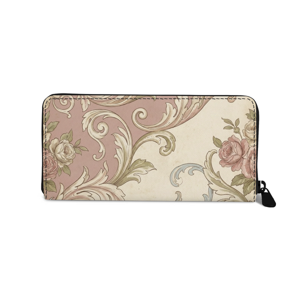 Women's Wallet Rococo Flower Pattern - 1