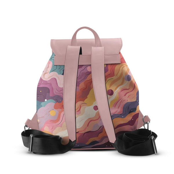 Rose Aurora Backpack Wavy Sky