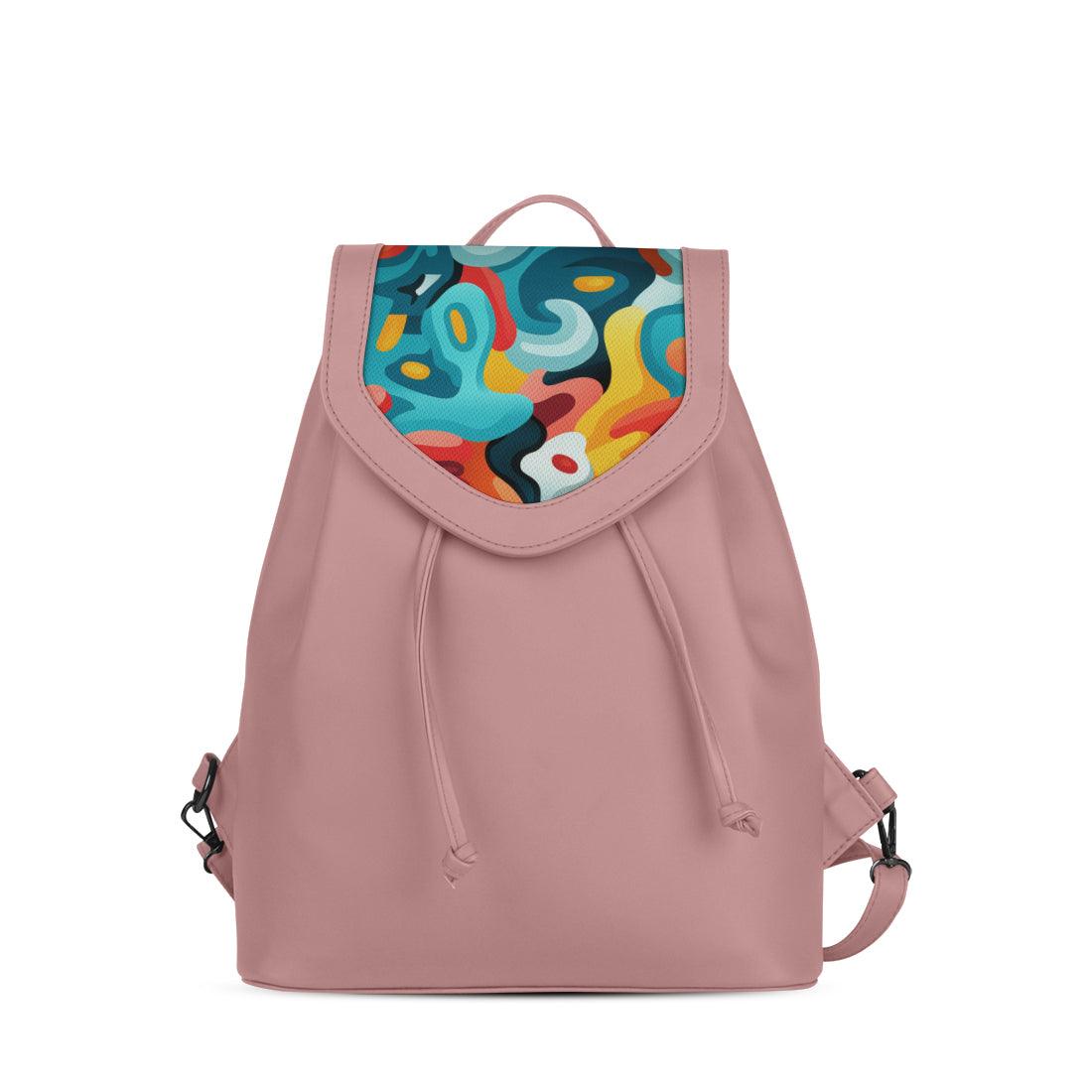 Rose City Serenade Backpack Retro Psychedelia - CANVAEGYPT