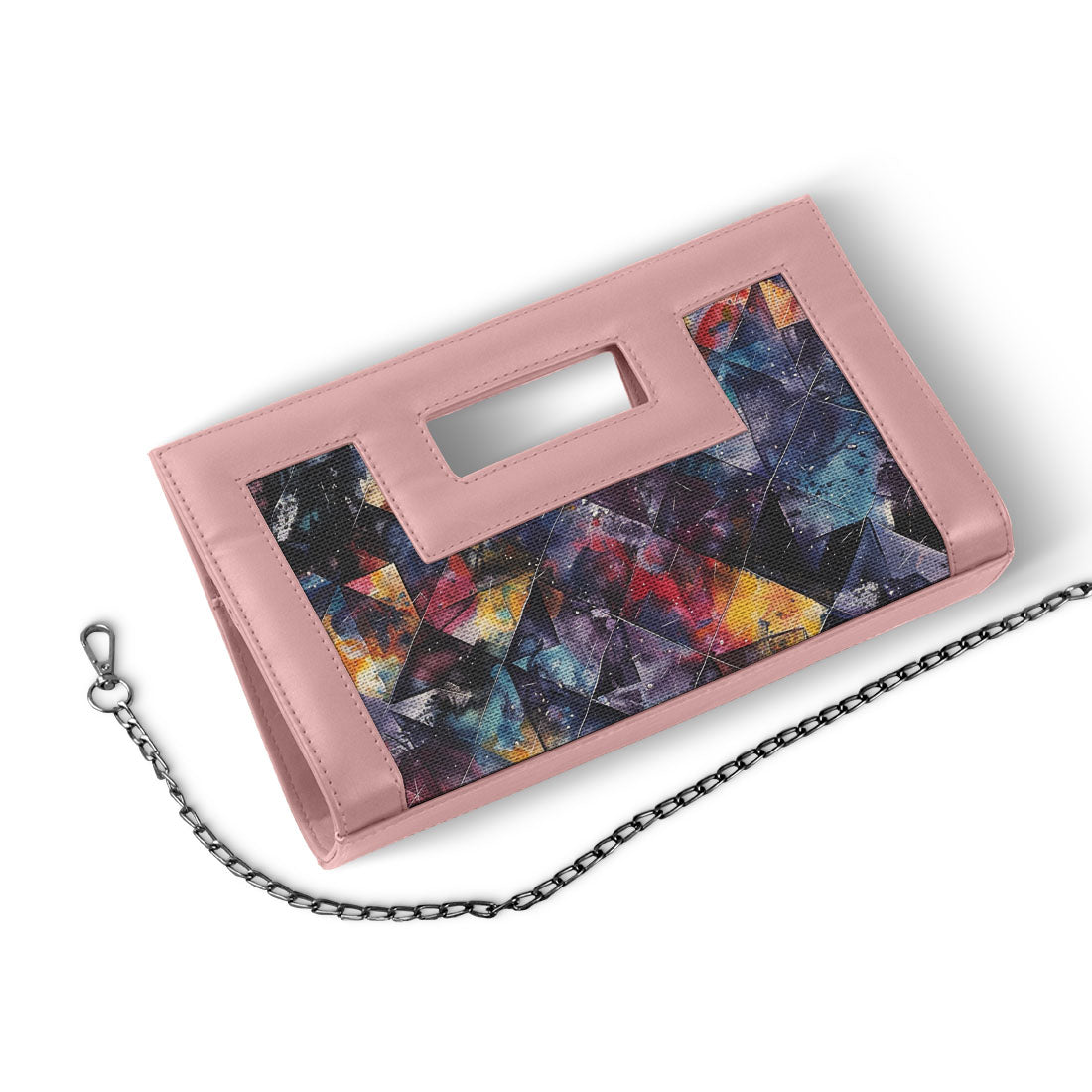 Rose City Sleek Clutch Dark Shapes