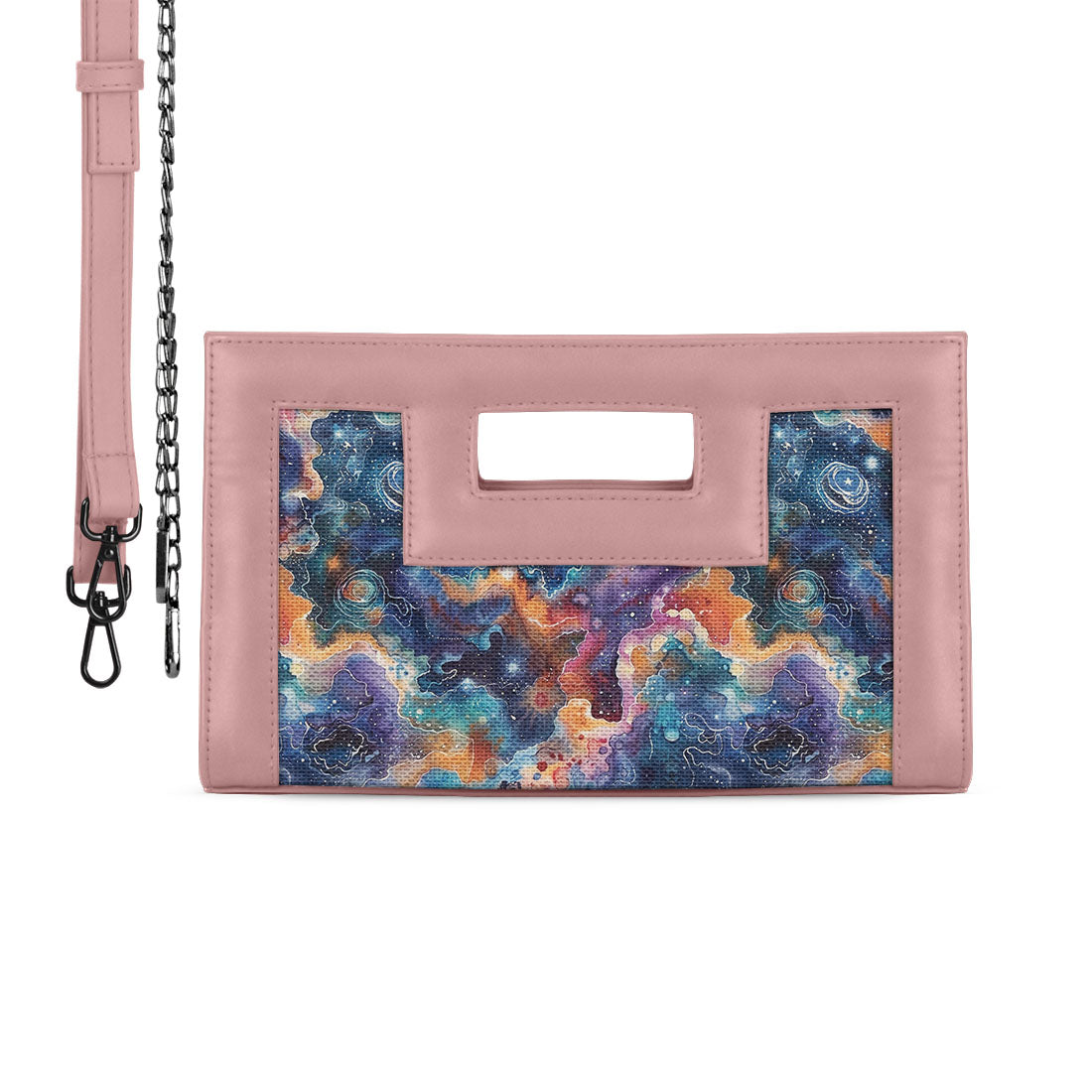 Rose City Sleek Clutch Galaxy Shapes