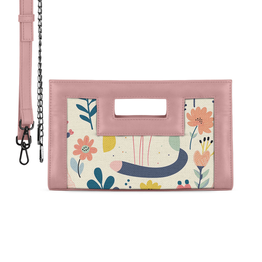 Rose City Sleek Clutch Spring Floral