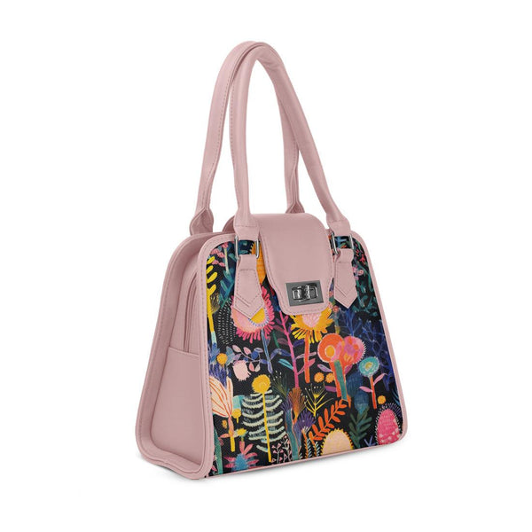Rose Metropolitan Charm Bag Midnight Floralscape