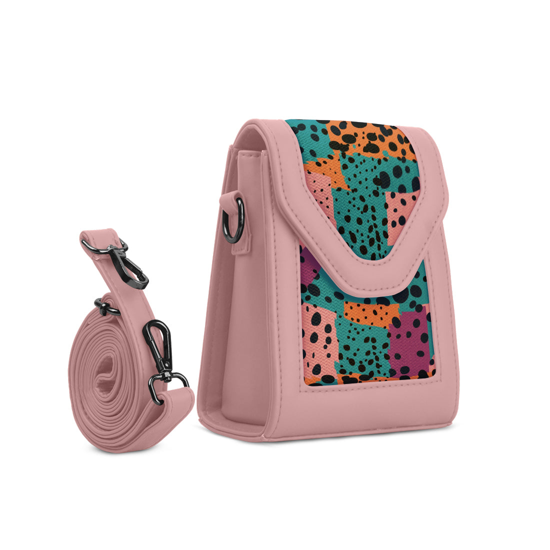 Rose Mini Urban Crossbody Bag Playful Dots