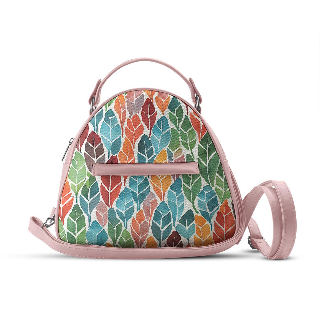 Rose Mini Voyage Backpack Colorful Leaf - CANVAEGYPT