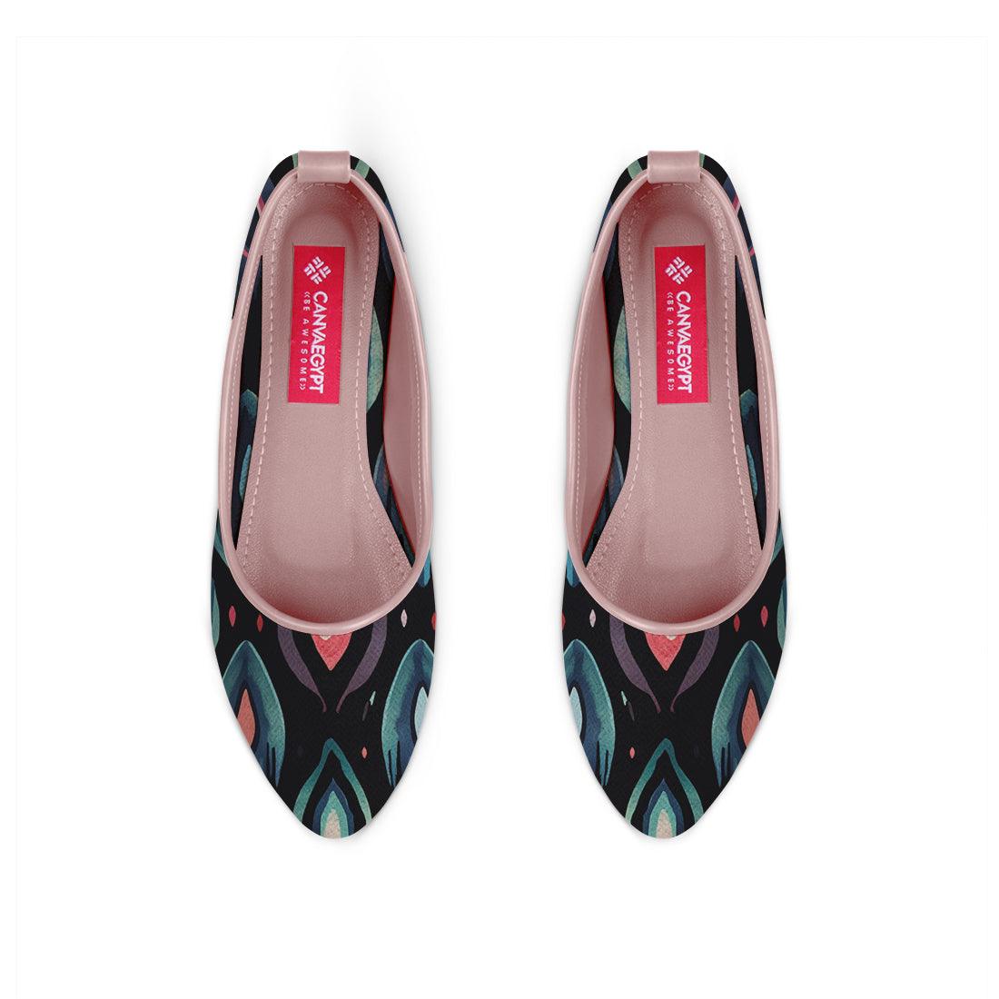 Rose Round Toe Shoe Aquatic - CANVAEGYPT