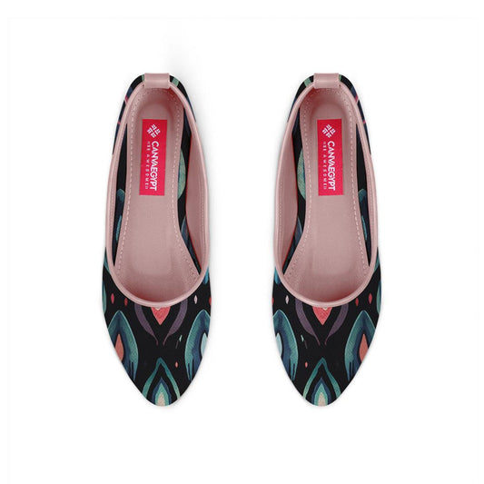 Rose Round Toe Shoe Aquatic - CANVAEGYPT