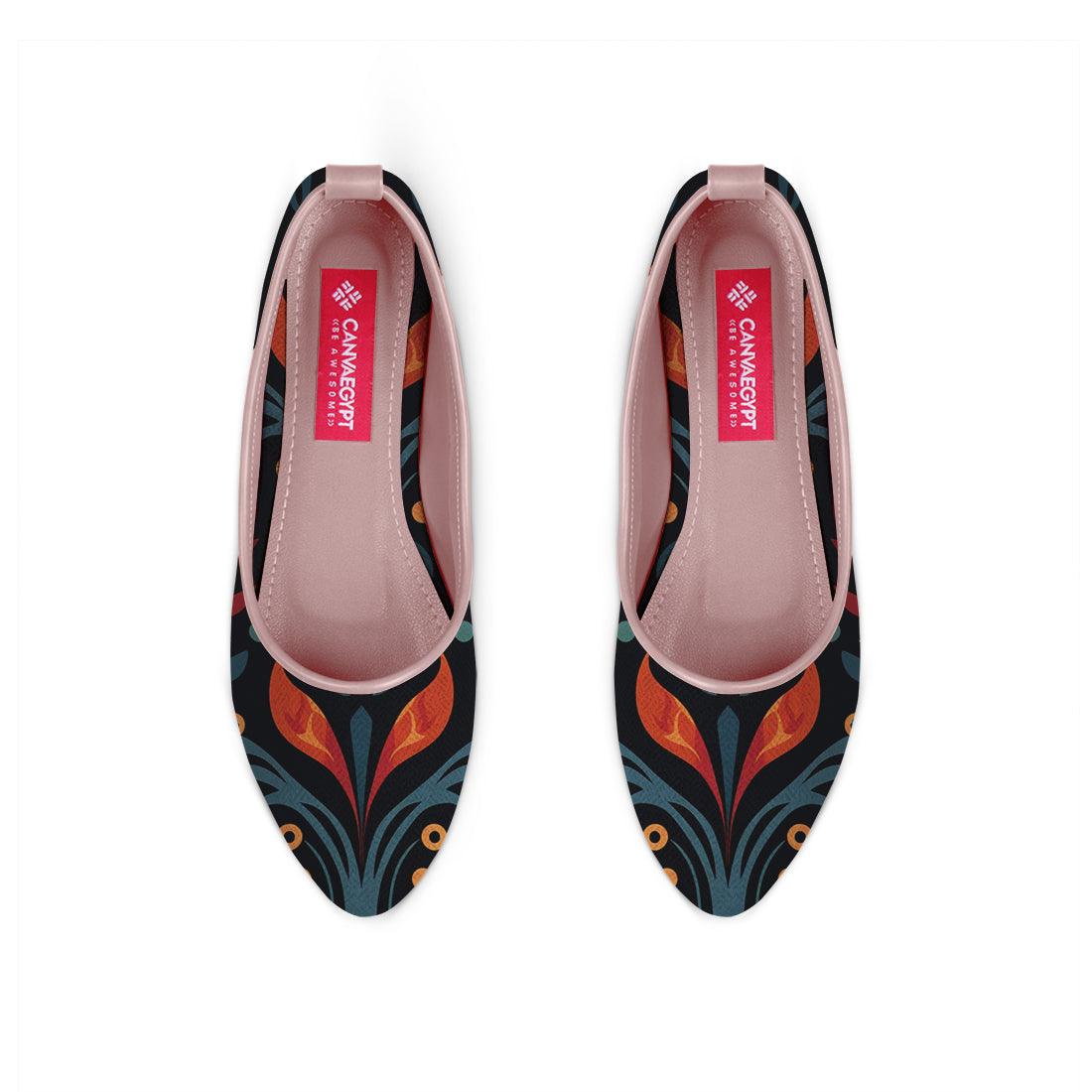 Rose Round Toe Shoe Fiery - CANVAEGYPT