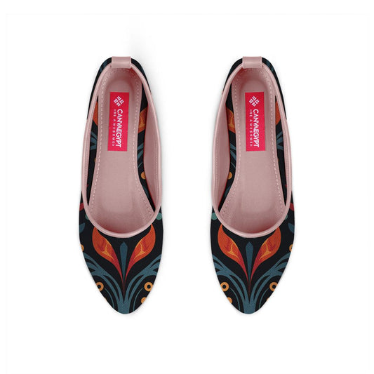 Rose Round Toe Shoe Fiery - CANVAEGYPT