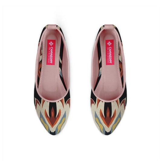 Rose Round Toe Shoe Flame - CANVAEGYPT