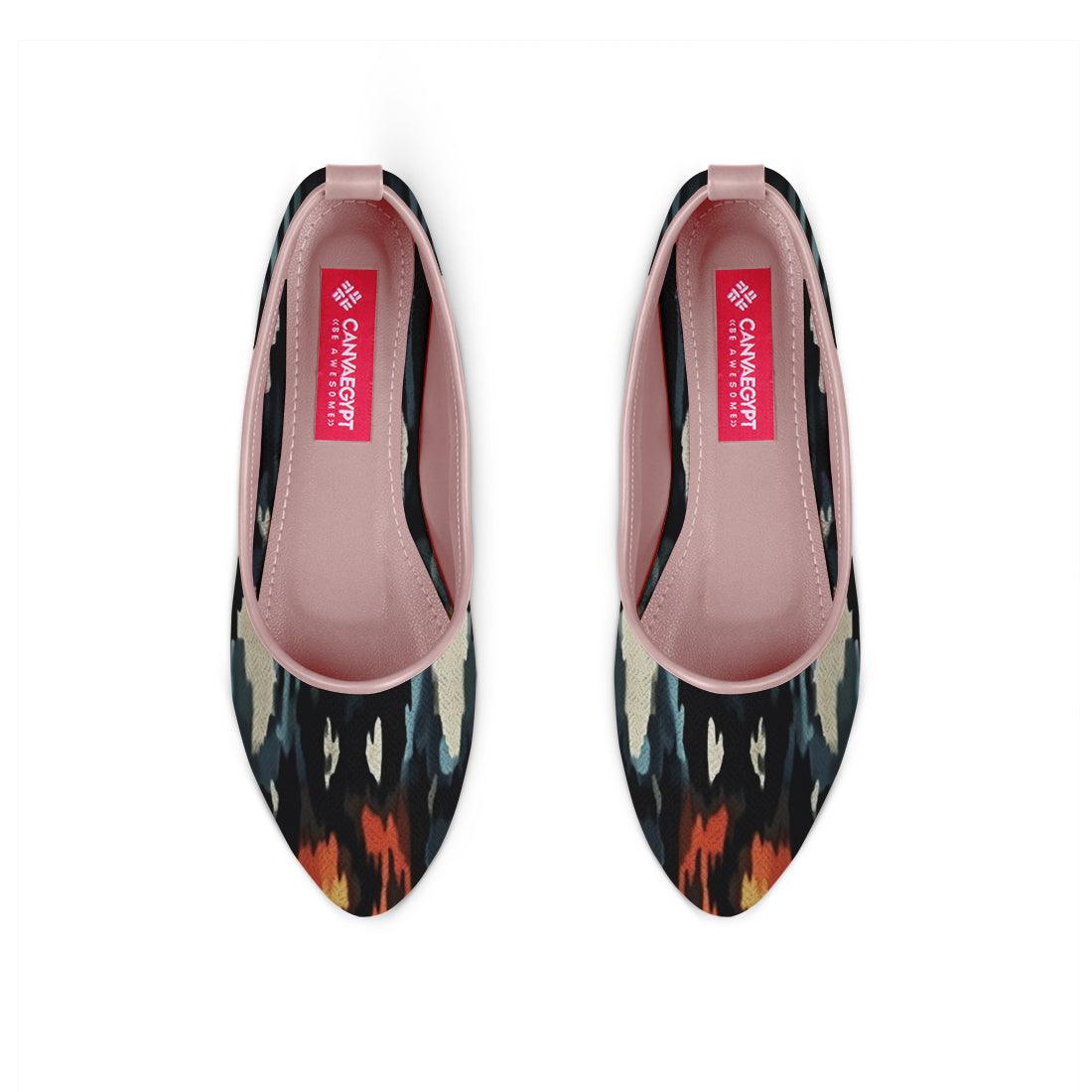 Rose Round Toe Shoe Flamy - CANVAEGYPT