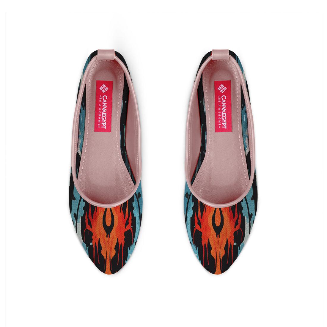 Rose Round Toe Shoe Flaring - CANVAEGYPT