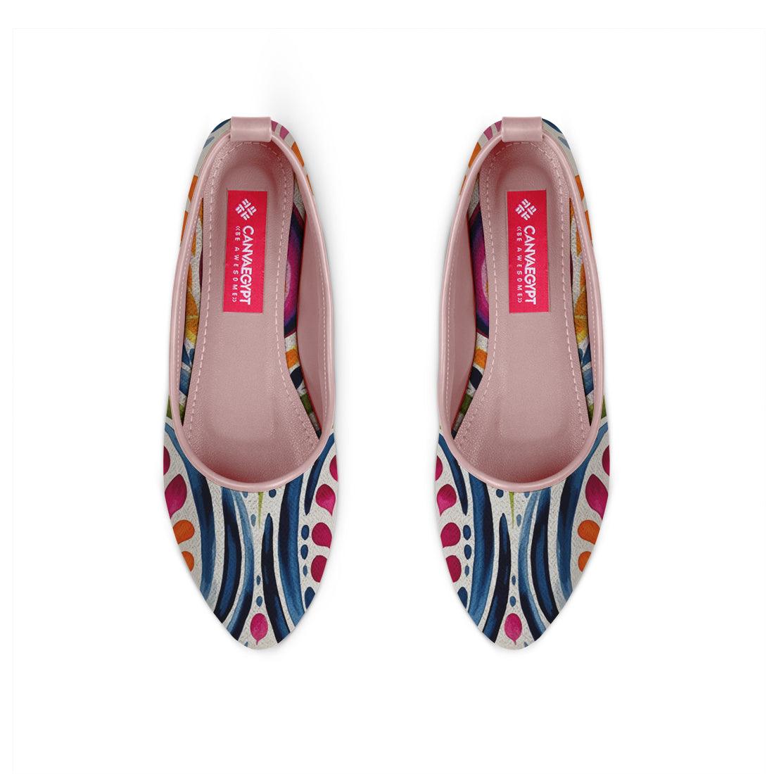 Rose Round Toe Shoe Stipples - CANVAEGYPT