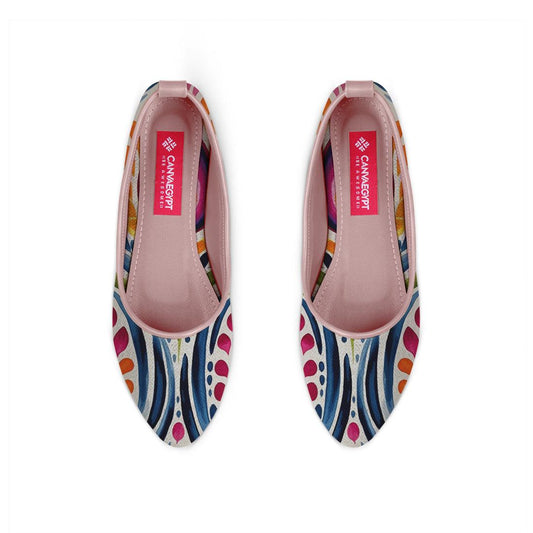 Rose Round Toe Shoe Stipples - CANVAEGYPT