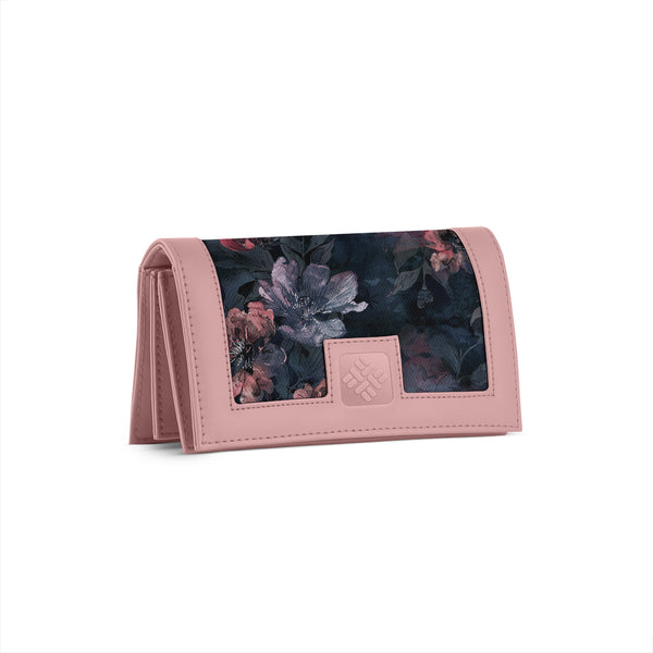 Rose Sleek Elegance Fold Wallet Side - 1