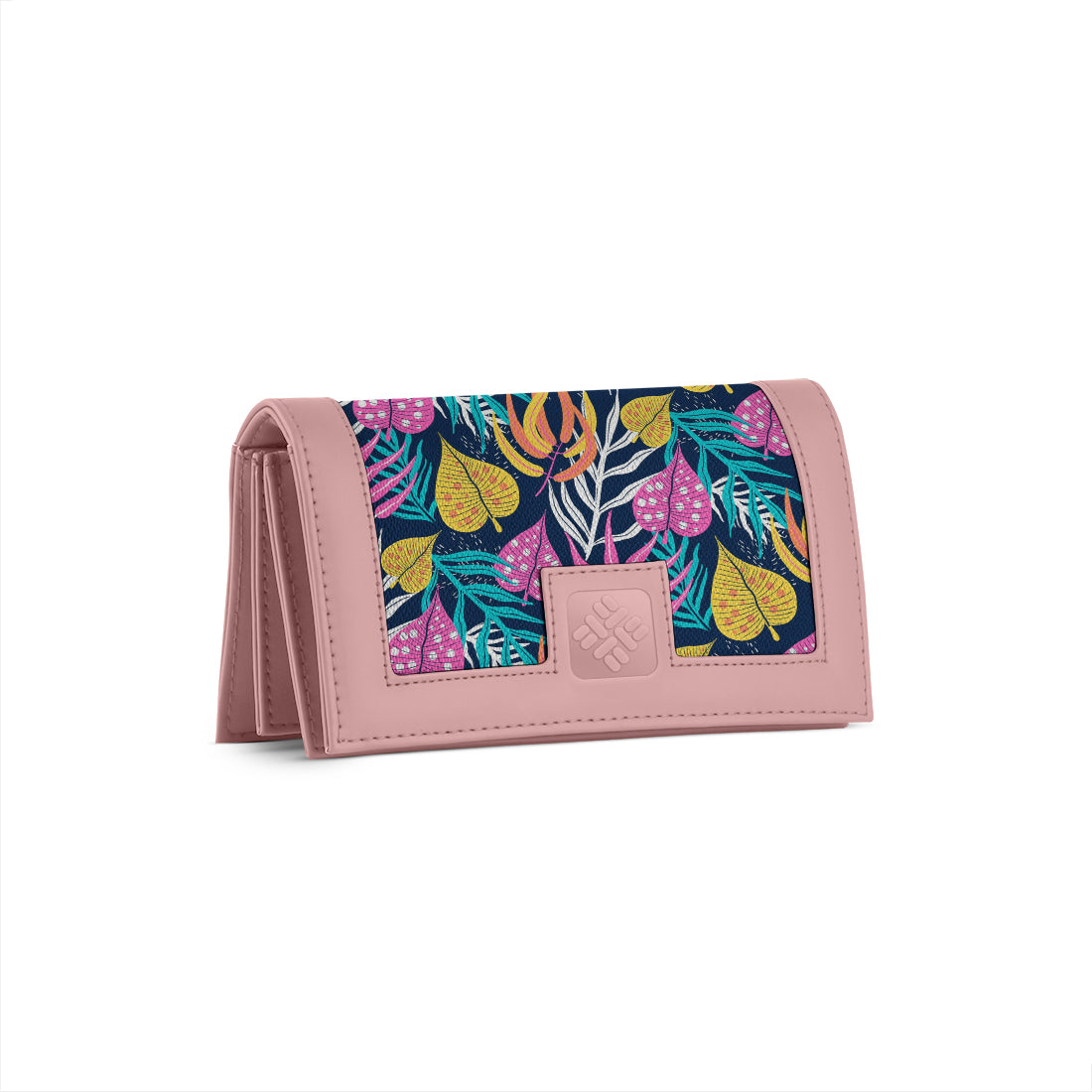 Rose Sleek Elegance Wallet with Midnight Garden Grace