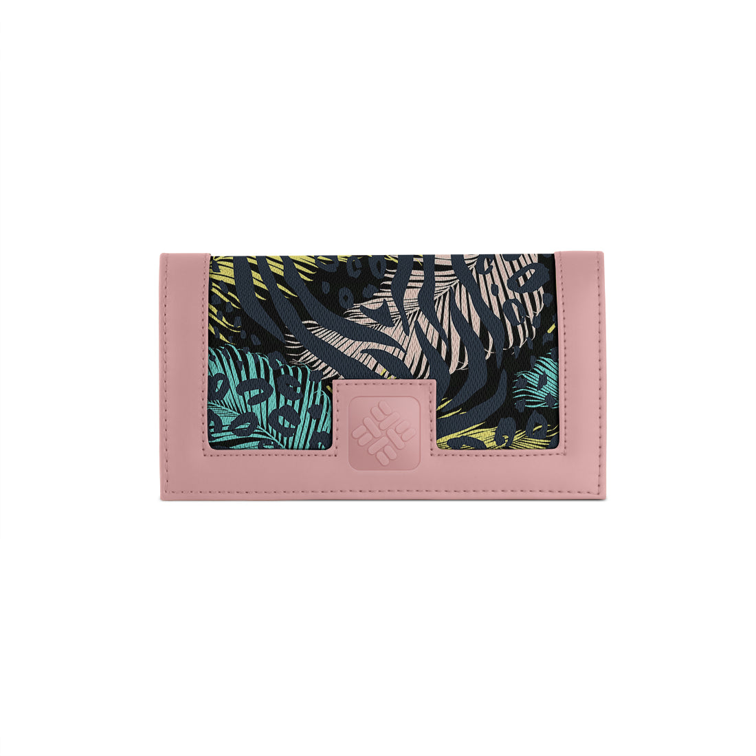 Rose Sleek Elegance Wallet with Tropical Jungle Allure