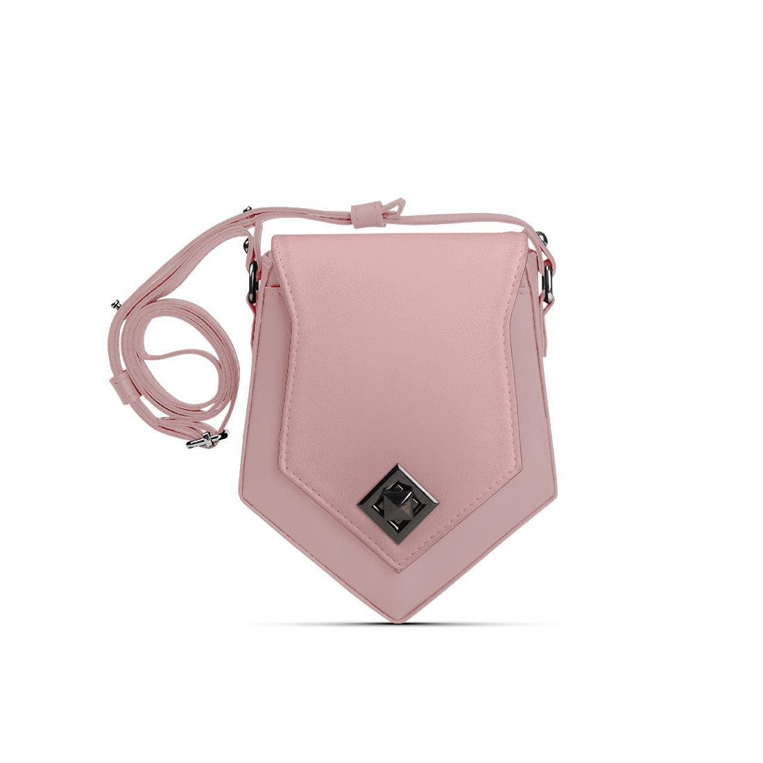 Solid Rose Triangles Crossbag - CANVAEGYPT