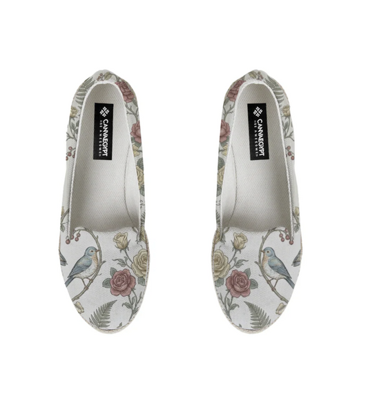 Nook Espadrille – Vintage Songbird and Soft Floral Aesthetic - 1