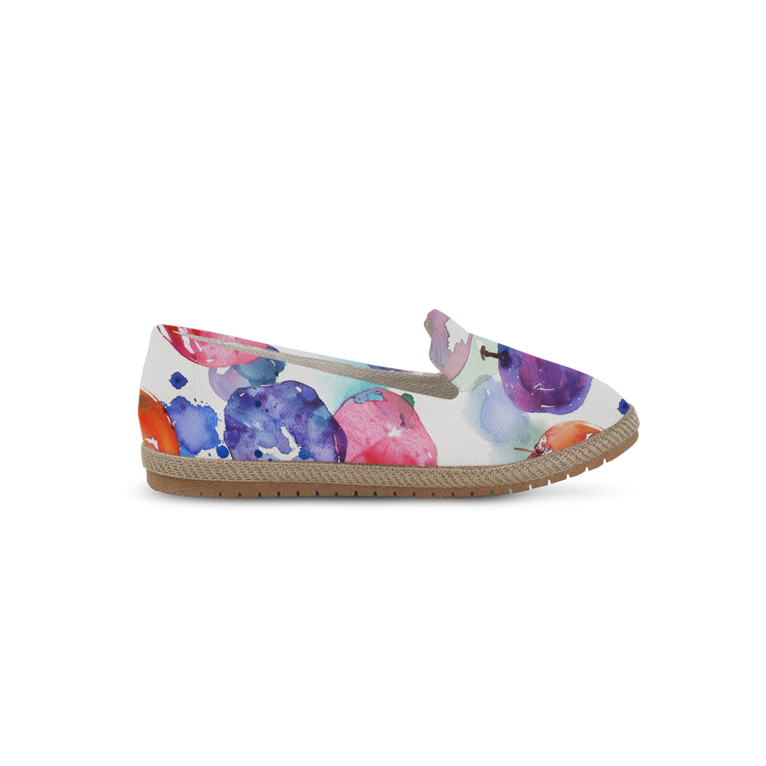 Watercolor Apples Nook Espadrille