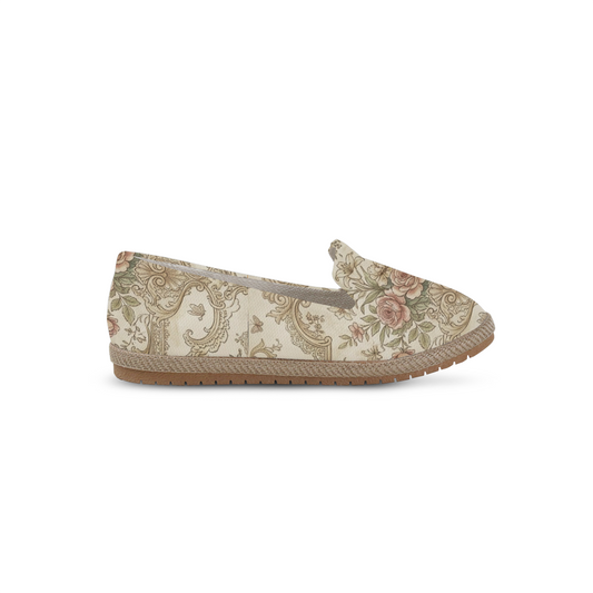Nook Espadrille – Vintage Rose Soft Floral Aesthetic - 2