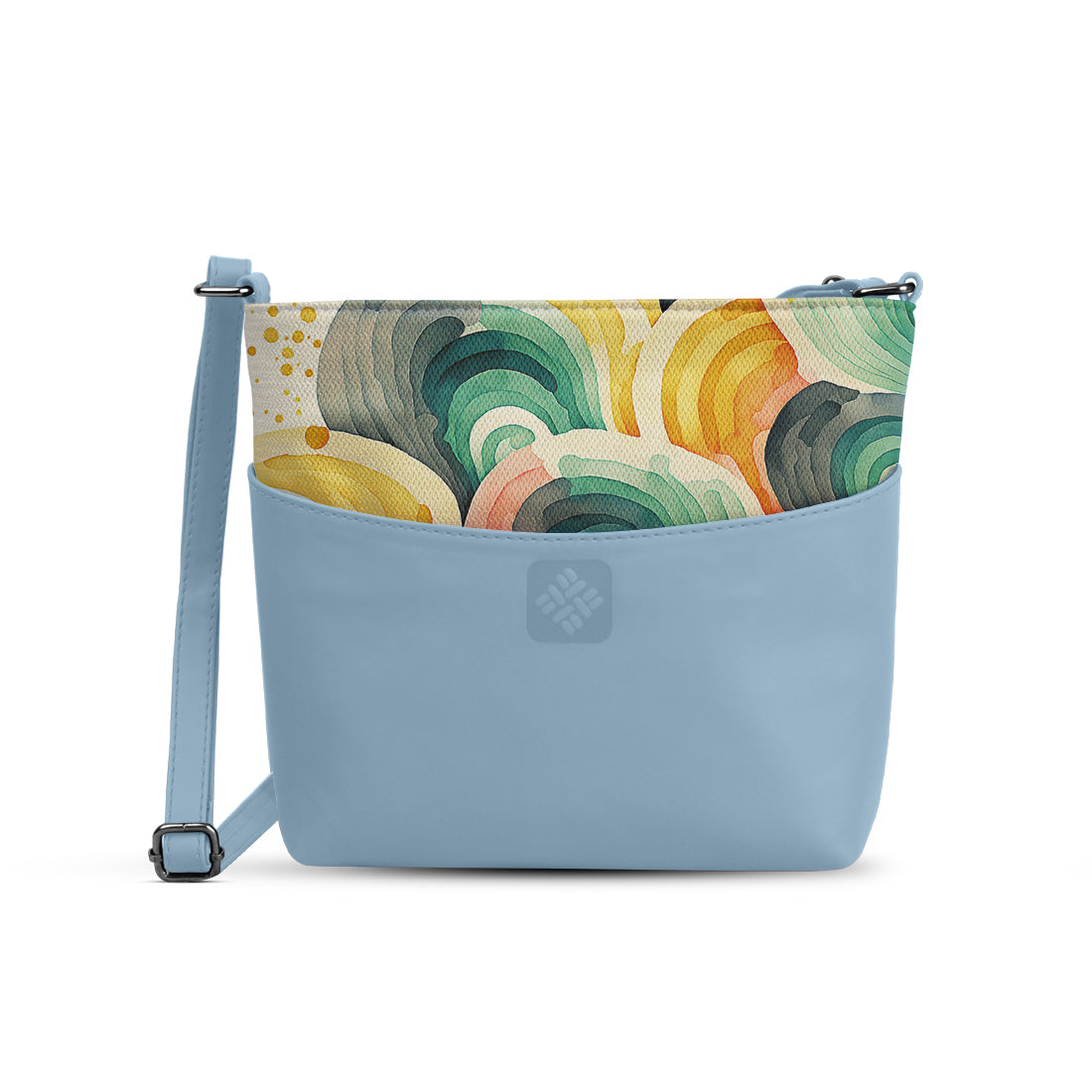 Chic Essentials Crossbody Spectrum Waves