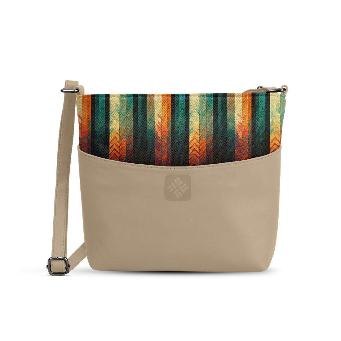 Chic Essentials Crossbody Sunset Stripes
