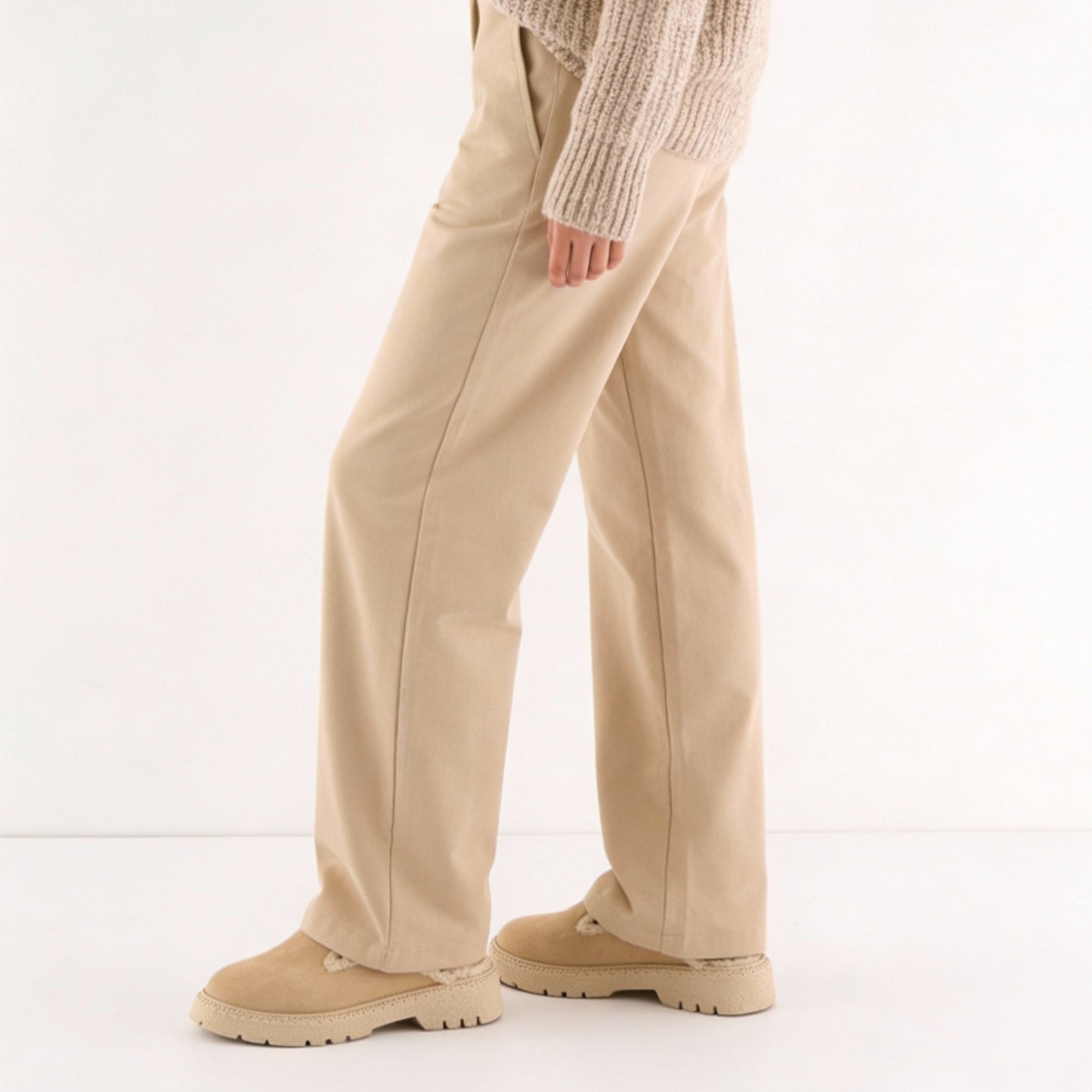 Beige Cozy Stroll Mules – Slip Into Comfort