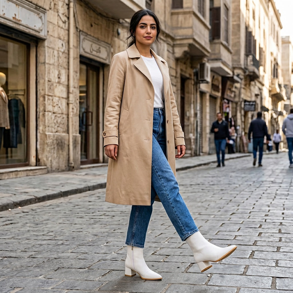 White Urban Muse Ankle Boots – Bold Steps, Effortless Style