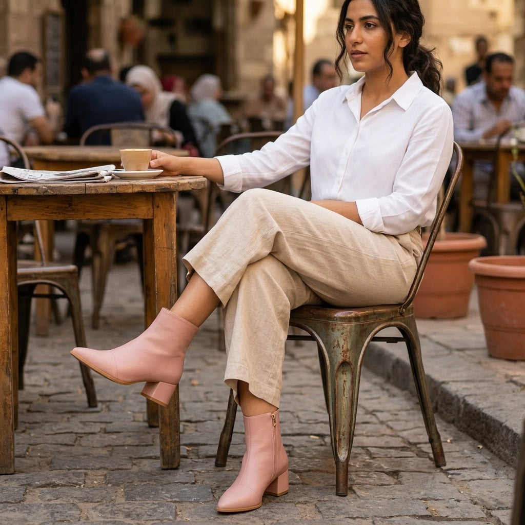 Rose Urban Muse Ankle Boots – Bold Steps, Effortless Style