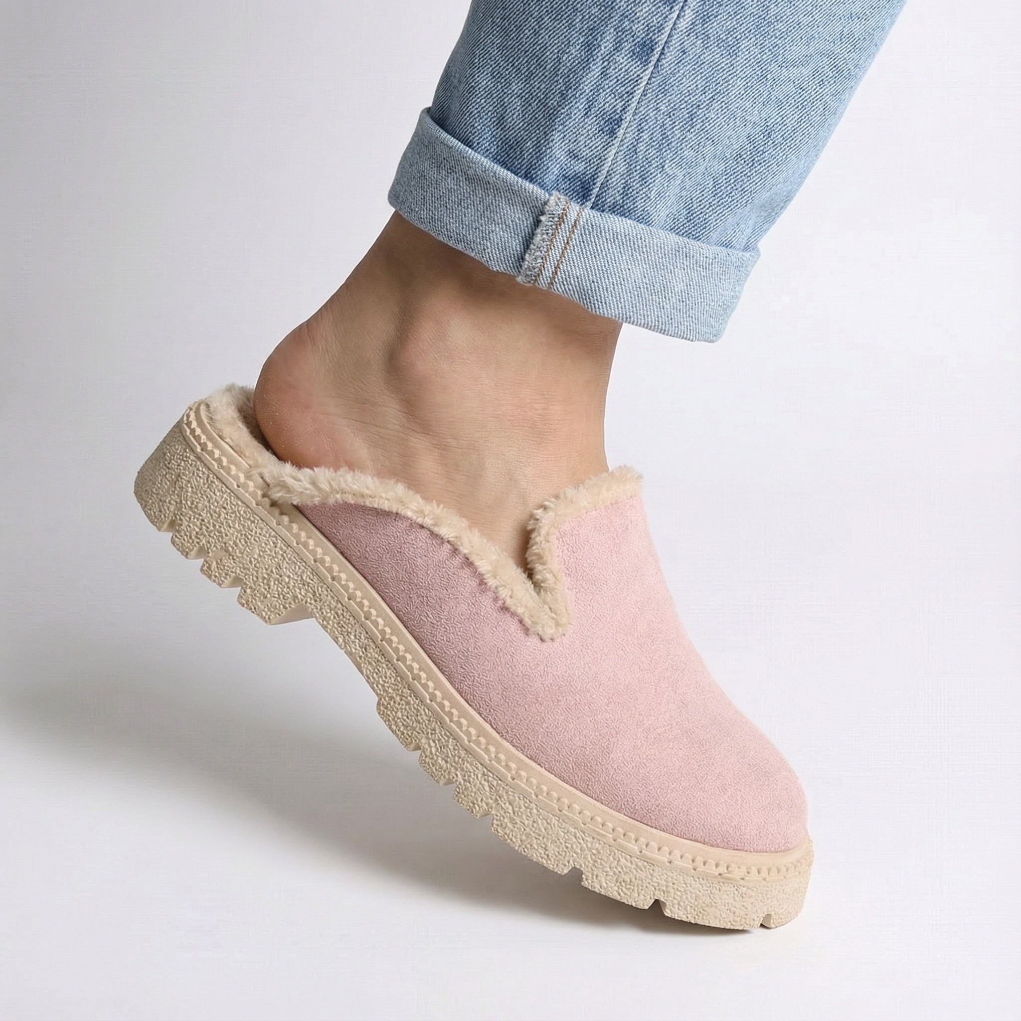 Rose Cozy Stroll Mules – Slip Into Comfort