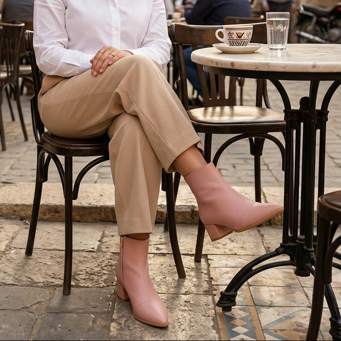 Rose Urban Muse Ankle Boots – Bold Steps, Effortless Style