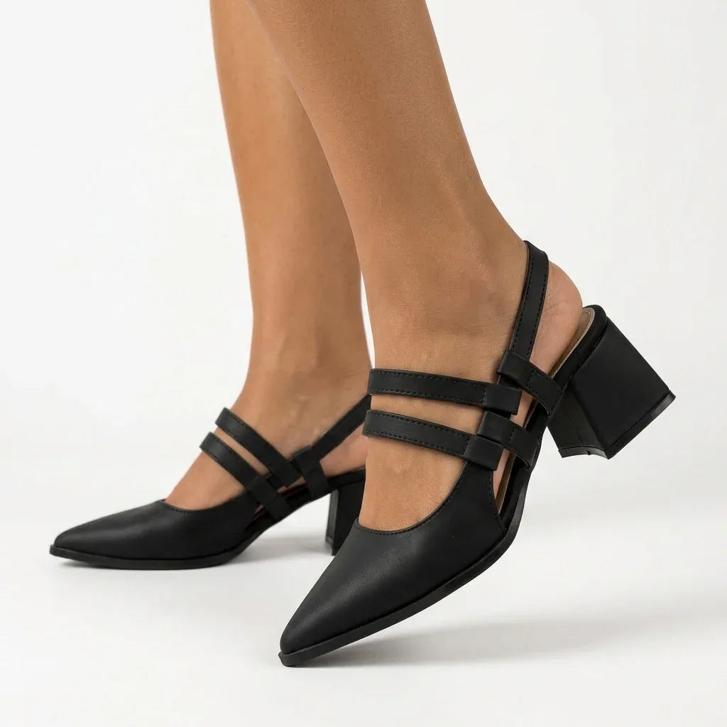 Black Slingback Heels – Elegance in Every Step